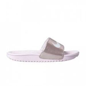 Nike‎ Girl's Pink Metallic Kawa 819353-603 Slip-On Casual Slide Sandal Size 12C